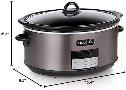 Crock-Pot 8 Quart Programmable Slow Cooker with Auto Warm 0GEF
