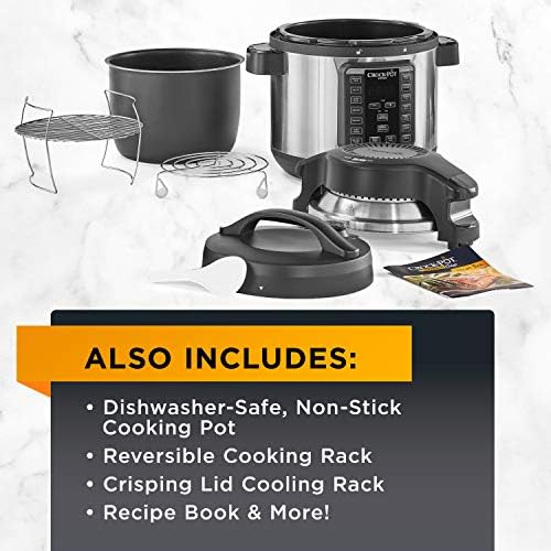 Crock-Pot Express Crisp 8 Quart 10-in-1 Pressure Cooker PE61