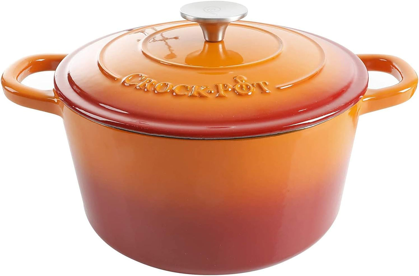 Crock-Pot 3 Quart Enameled Cast Iron Dutch Oven – Aqua 2ZUQ