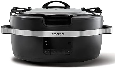 Crock-Pot Thermoshield 6 Quart Slow Cooker with Carry Handles E7XY