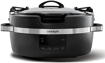 Crock-Pot Thermoshield 6 Quart Slow Cooker with Carry Handles E7XY