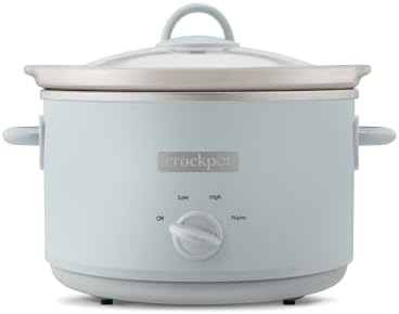 Crock-Pot 4.5 Quart Manual Slow Cooker – Macaroon Blue JG01