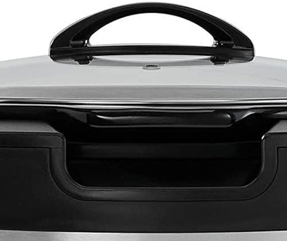 Crock-Pot Thermoshield 6 Quart Slow Cooker with Carry Handles E7XY