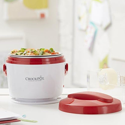 Crock-Pot Portable Lunch Food Warmer – Red 8QIO