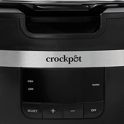 Crock-Pot Thermoshield 6 Quart Slow Cooker with Carry Handles E7XY