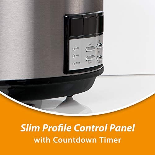 Crock-Pot 8 Quart Programmable Slow Cooker with Auto Warm 0GEF