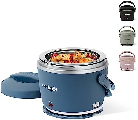 Crock-Pot Electric Lunch Box Food Warmer 20oz – Faded Blue 16MO