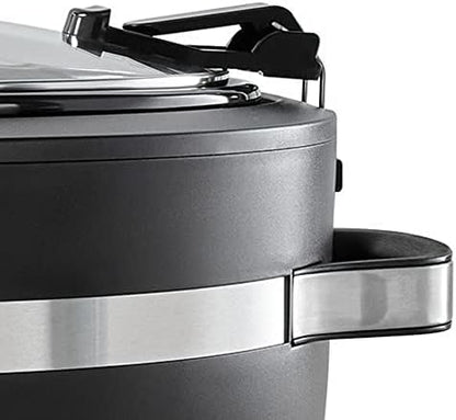 Crock-Pot Thermoshield 6 Quart Slow Cooker with Carry Handles E7XY
