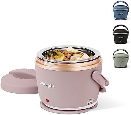 Crock-Pot Electric Lunch Box Food Warmer 20oz – Blush Pink 7AUH