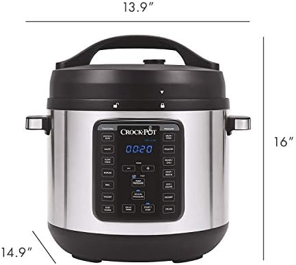 Crock-Pot 8 Quart Express Crock Multi-Use Pressure Cooker 2G1H