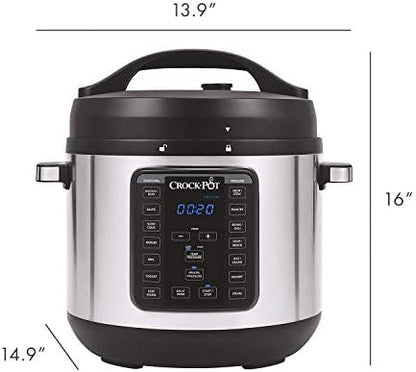 Crock-Pot 8 Quart Express Crock Multi-Use Pressure Cooker 2G1H