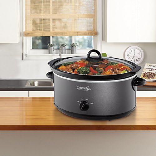 Crock-Pot 7 Quart Slow Cooker – Charcoal B7DJ