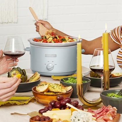 Crock-Pot 4.5 Quart Manual Slow Cooker – Macaroon Blue JG01