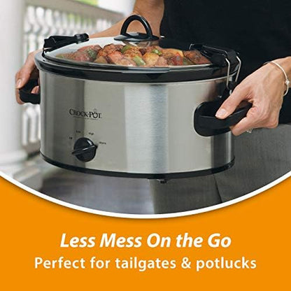 Crock-Pot Cook & Carry 6 Quart Portable Slow Cooker 2PY1