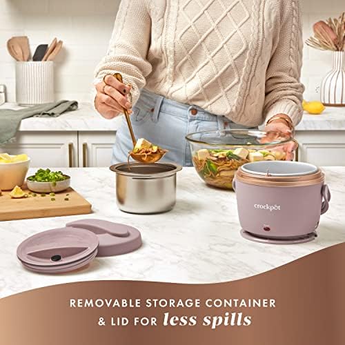 Crock-Pot Electric Lunch Box Food Warmer 20oz – Blush Pink 7AUH