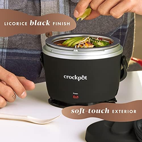 Crock-Pot Electric Lunch Box Food Warmer 20oz – Black UG4I