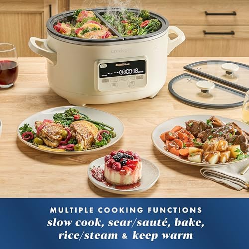 Crock-Pot MultiMeal Multicooker with Programmable Slow Cooker 9TMA