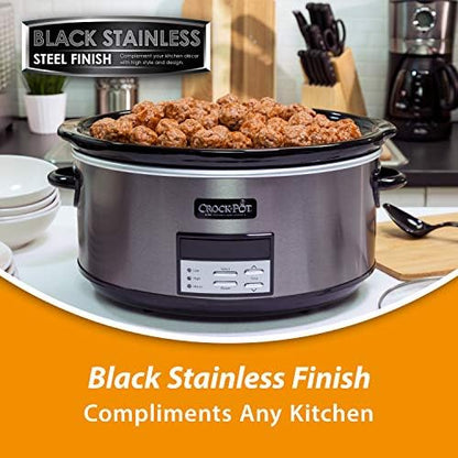 Crock-Pot 8 Quart Programmable Slow Cooker with Auto Warm 0GEF
