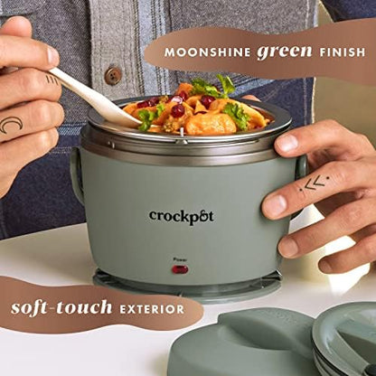 Crock-Pot Portable Electric Lunch Box Food Warmer – Green 1FY3