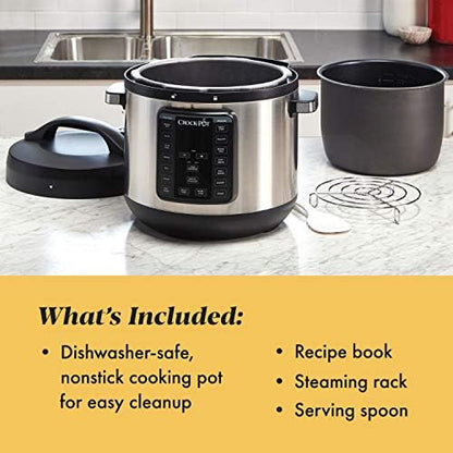 Crock-Pot 8 Quart Express Crock Multi-Use Pressure Cooker 2G1H