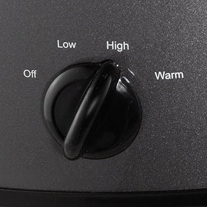 Crock-Pot 7 Quart Slow Cooker – Charcoal B7DJ