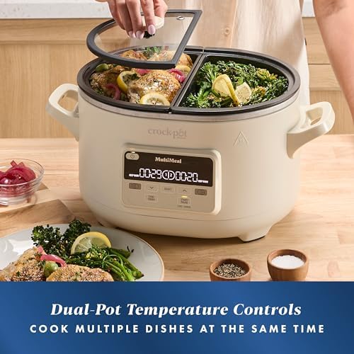 Crock-Pot MultiMeal Multicooker with Programmable Slow Cooker 9TMA