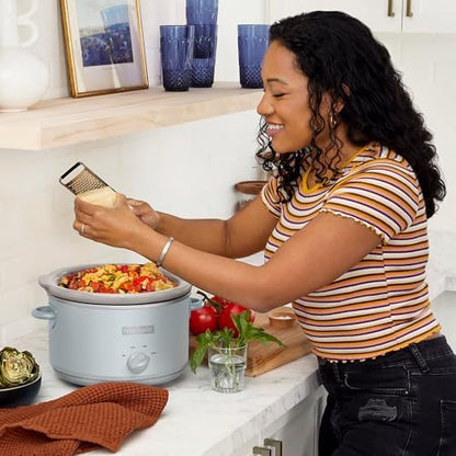 Crock-Pot 4.5 Quart Manual Slow Cooker – Macaroon Blue JG01