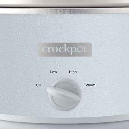 Crock-Pot 4.5 Quart Manual Slow Cooker – Macaroon Blue JG01