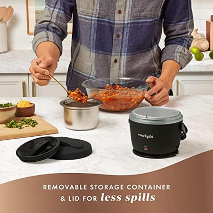 Crock-Pot Electric Lunch Box Food Warmer 20oz – Black UG4I