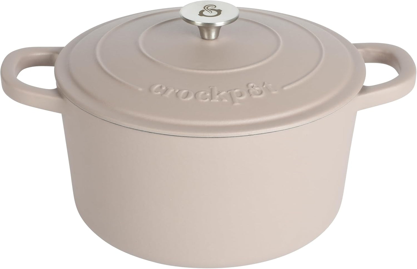 Crock-Pot 3 Quart Enameled Cast Iron Dutch Oven – Aqua 2ZUQ