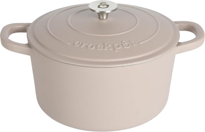 Crock-Pot 3 Quart Enameled Cast Iron Dutch Oven – Aqua 2ZUQ