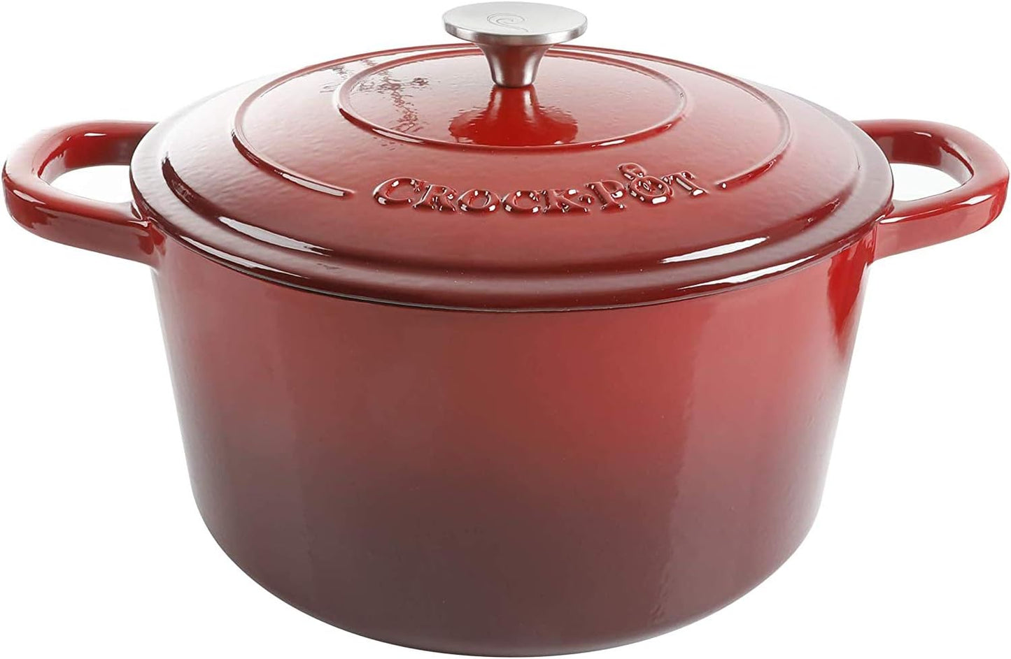 Crock-Pot 3 Quart Enameled Cast Iron Dutch Oven – Aqua 2ZUQ