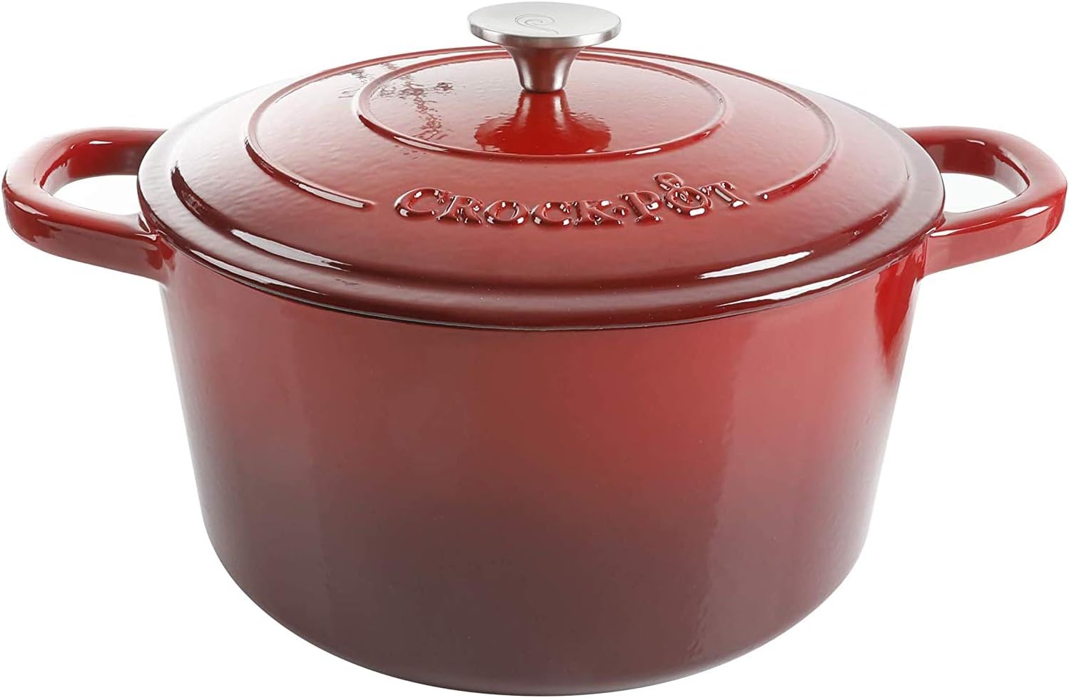 Crock-Pot 3 Quart Enameled Cast Iron Dutch Oven – Aqua 2ZUQ