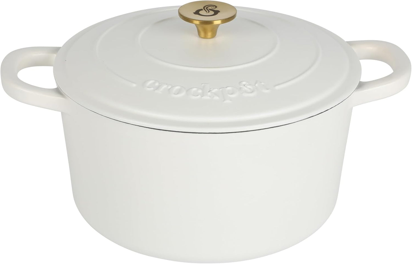 Crock-Pot 3 Quart Enameled Cast Iron Dutch Oven – Aqua 2ZUQ