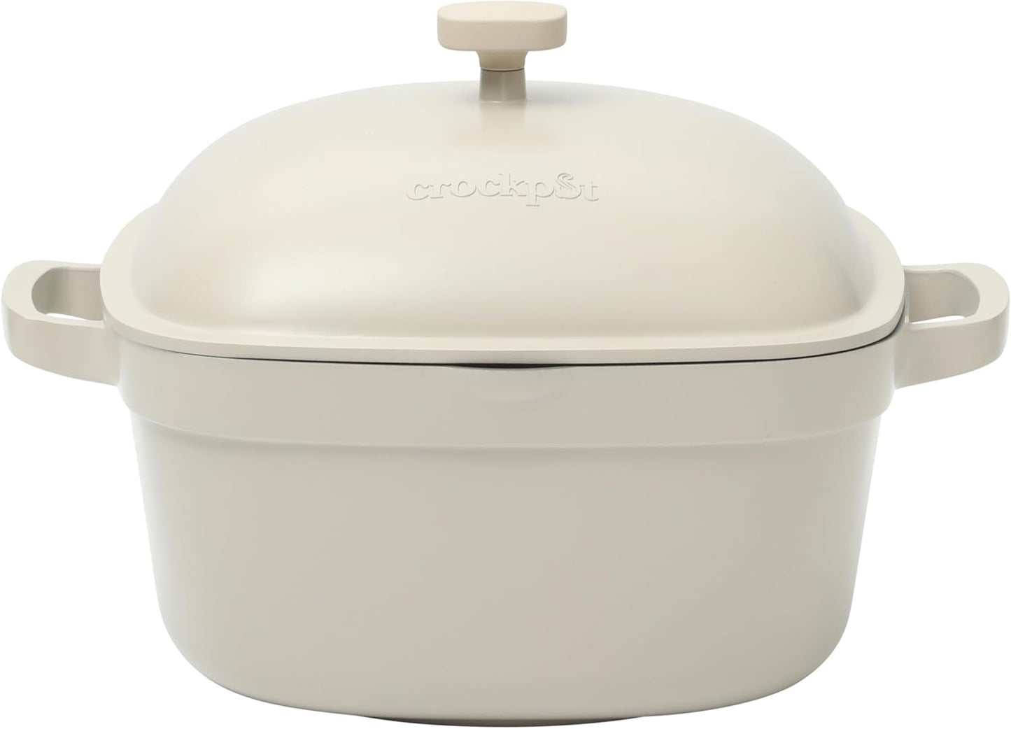 Crock-Pot 3 Quart Enameled Cast Iron Dutch Oven – Aqua 2ZUQ