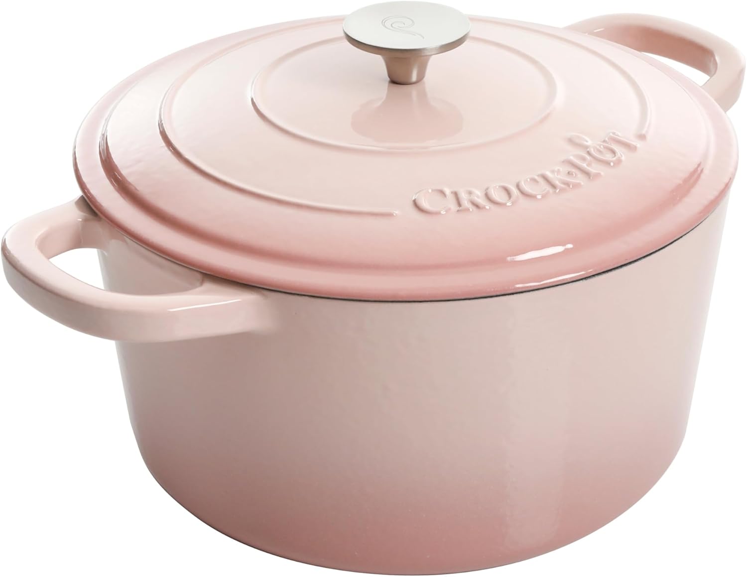 Crock-Pot 3 Quart Enameled Cast Iron Dutch Oven – Aqua 2ZUQ