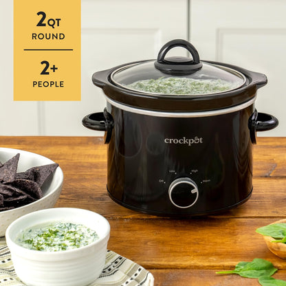 Crock-Pot 2 Quart Mini Slow Cooker – Classic Compact Cooker 747R